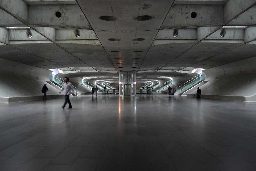 people inside building